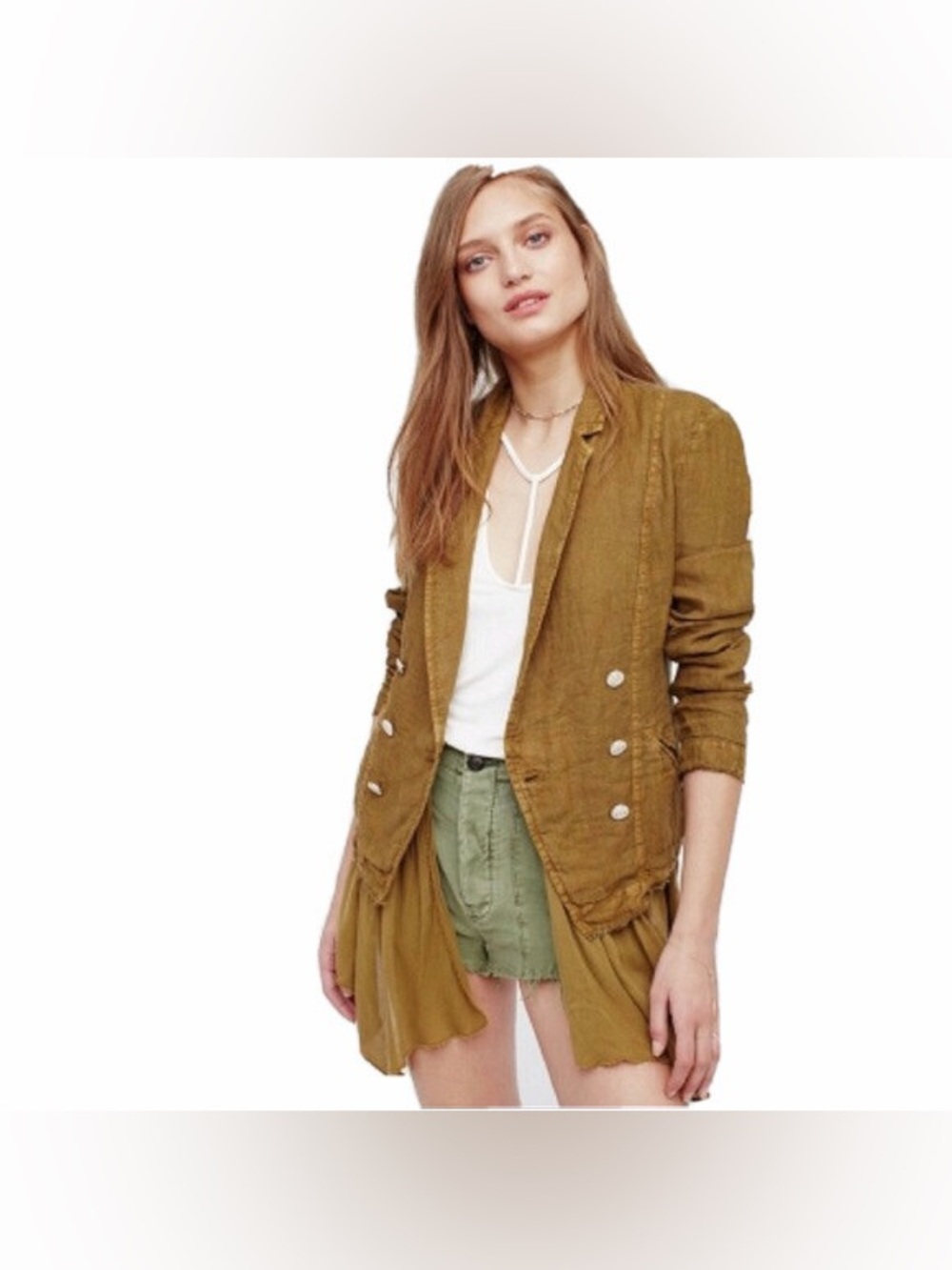 Free People military style jJacket